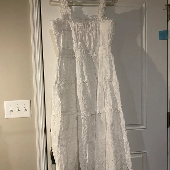 Gap X Doen Eyelet Midi Dress Size M NWT - Picture 5 of 10